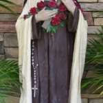 Beginning of St. Theresa Statue before restoration