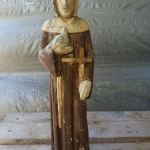 St Francis Statue Restoration before