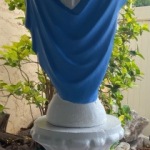 Finished Blessed Mother Statue and Pedestal Restoration