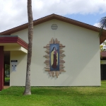 Restoration of tile Mural completed at St. Theresa Church, Kihei, Maui, HI